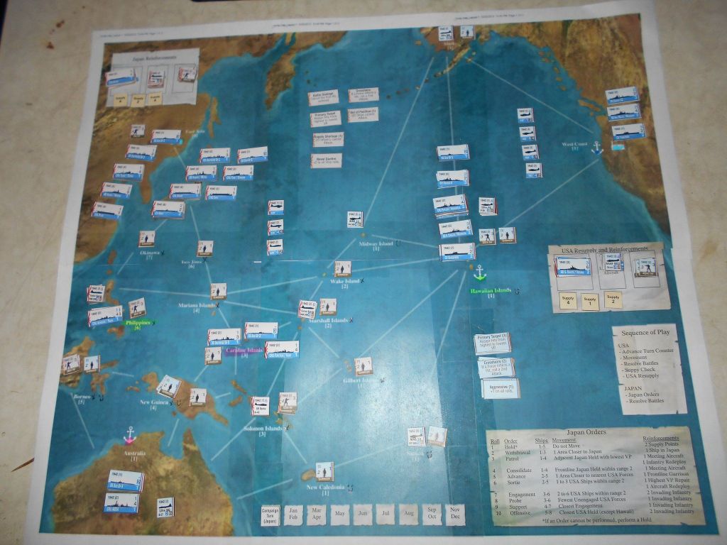 Fleet Commander: Nimitz – The WWII Pacific Ocean Solitaire Strategy ...