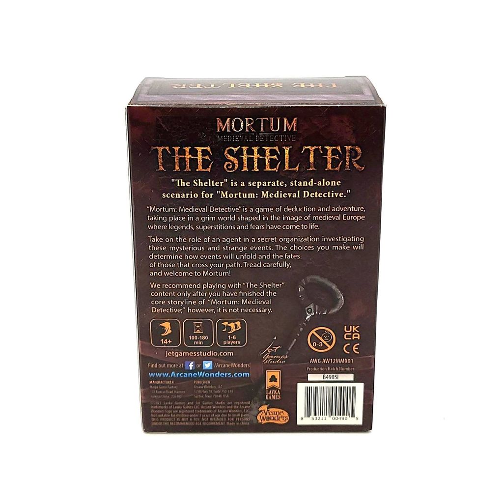 Mortum: Medieval Detective – The Shelter - rules and questions