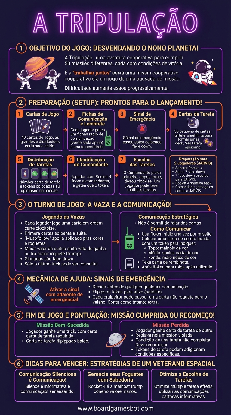 How to Play Infographic The Crew: The Quest for Planet Nine