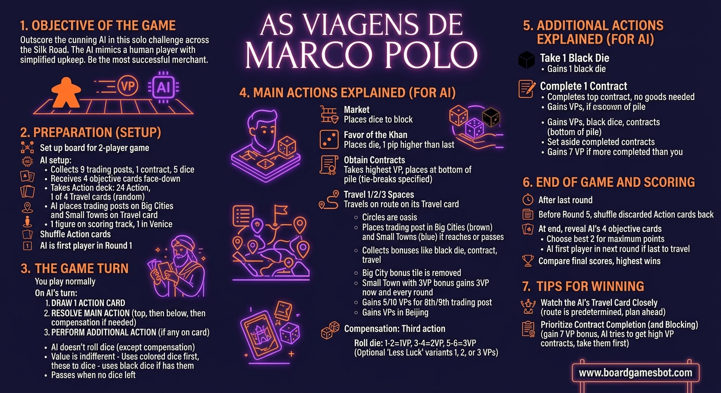 How to Play Infographic The Voyages of Marco Polo