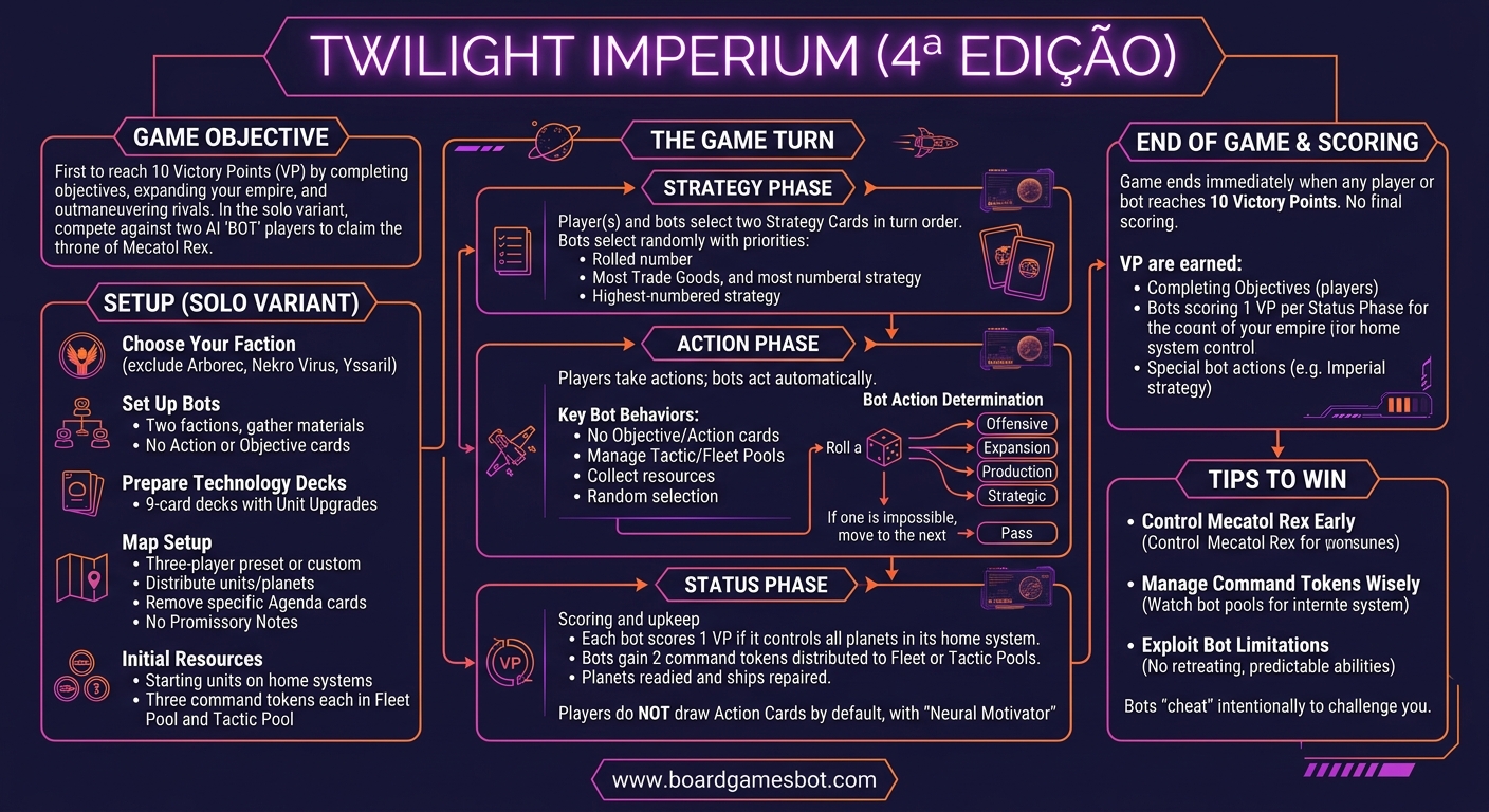 How to Play Infographic Twilight Imperium: Fourth Edition